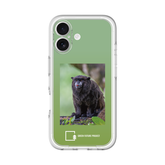Slim Protection Premium Case［ Green Future Project - Black-mantled Tamarin ］