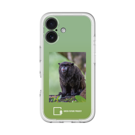 Slim Protection Premium Case［ Green Future Project - Black-mantled Tamarin ］