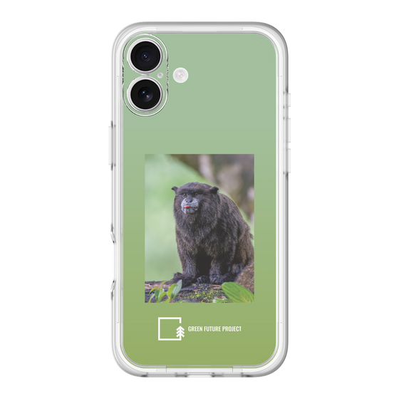 Slim Protection Premium Case［ Green Future Project - Black-mantled Tamarin ］