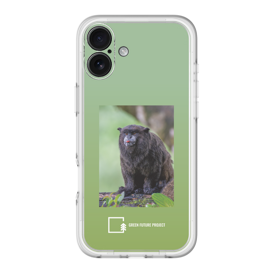 Slim Protection Premium Case［ Green Future Project - Black-mantled Tamarin ］
