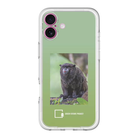 Slim Protection Premium Case［ Green Future Project - Black-mantled Tamarin ］