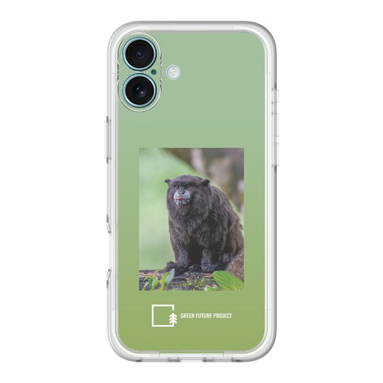 Slim Protection Premium Case［ Green Future Project - Black-mantled Tamarin ］