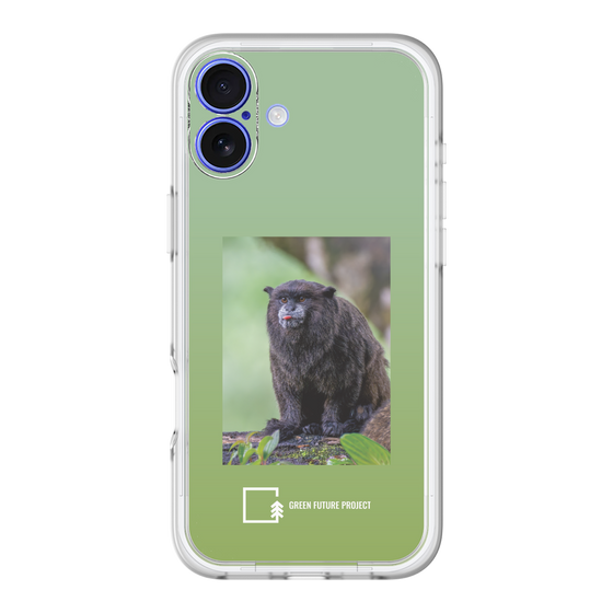 Slim Protection Premium Case［ Green Future Project - Black-mantled Tamarin ］