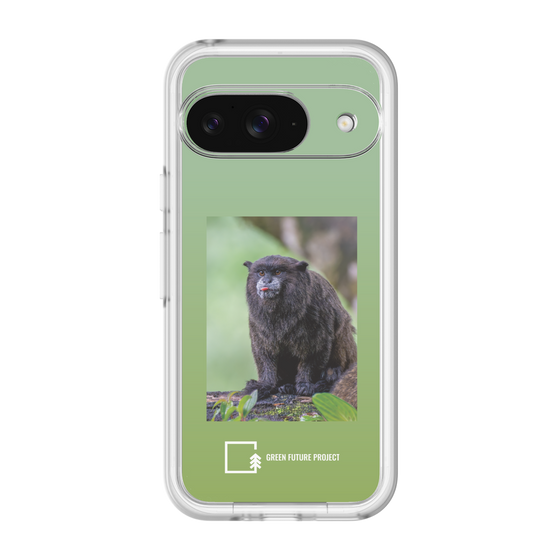 Slim Protection Premium Case［ Green Future Project - Black-mantled Tamarin ］