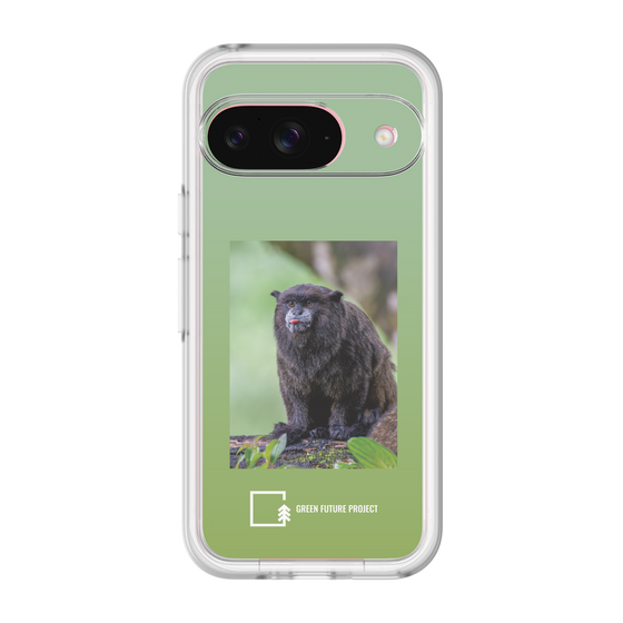 Slim Protection Premium Case［ Green Future Project - Black-mantled Tamarin ］