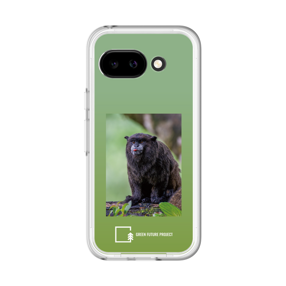 Slim Protection Premium Case［ Green Future Project - Black-mantled Tamarin ］