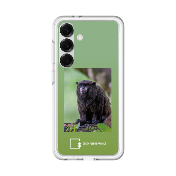 Slim Protection Premium Case［ Green Future Project - Black-mantled Tamarin ］