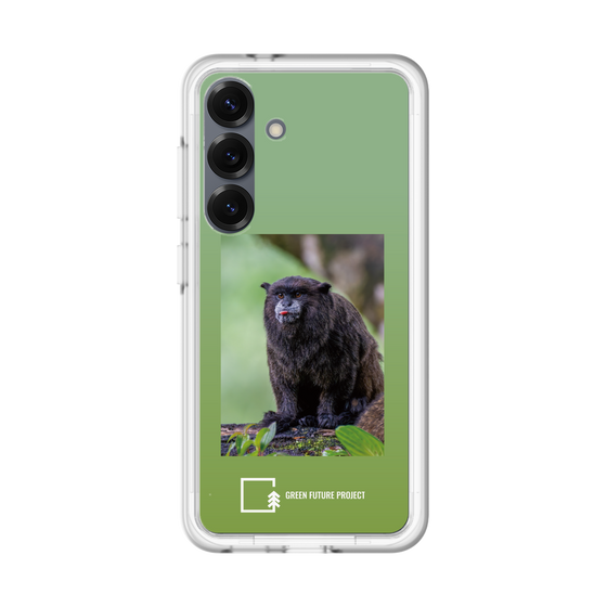 Slim Protection Premium Case［ Green Future Project - Black-mantled Tamarin ］