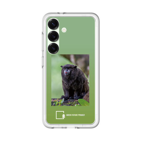 Slim Protection Premium Case［ Green Future Project - Black-mantled Tamarin ］