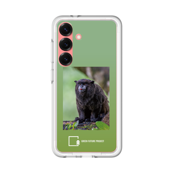 Slim Protection Premium Case［ Green Future Project - Black-mantled Tamarin ］