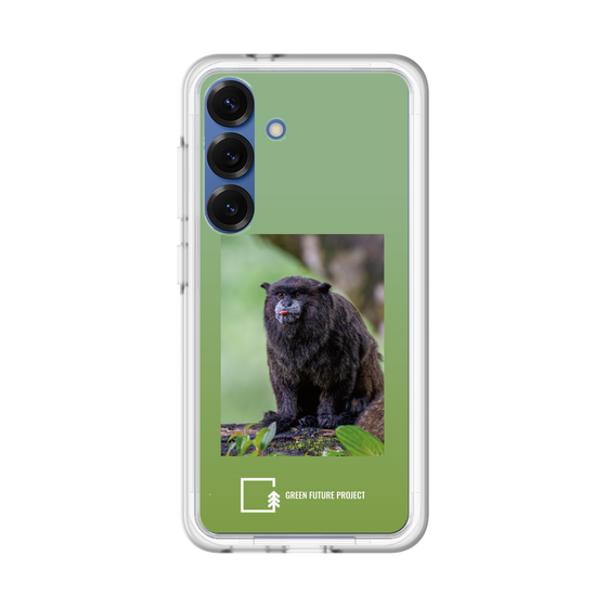 Slim Protection Premium Case［ Green Future Project - Black-mantled Tamarin ］