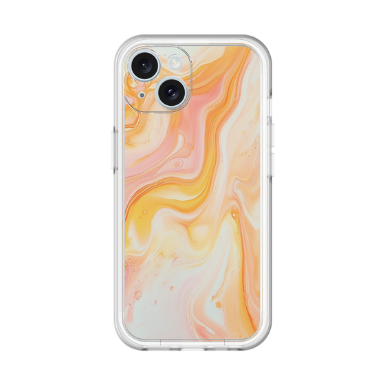 Slim Protection Premium Case［ Color Rain - Original - Tangerine Mist ］
