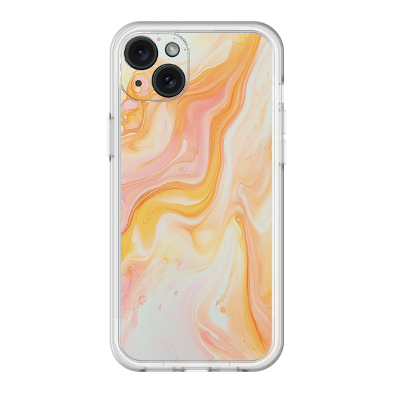 Slim Protection Premium Case［ Color Rain - Original - Tangerine Mist ］
