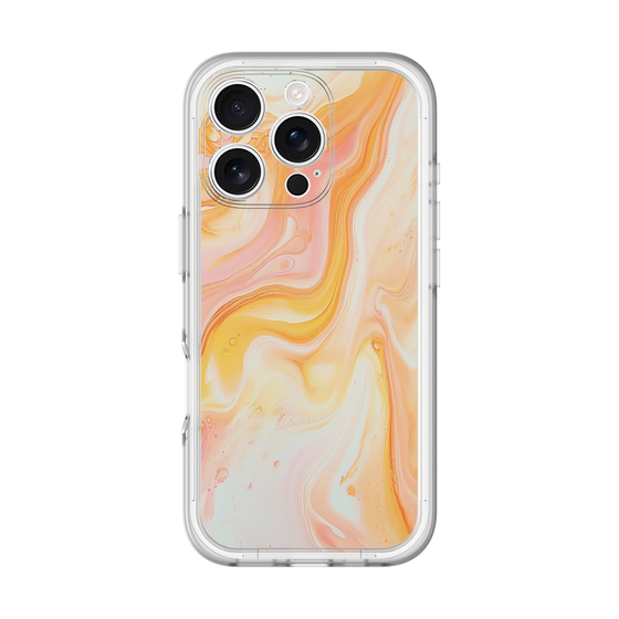 Slim Protection Premium Case［ Color Rain - Original - Tangerine Mist ］