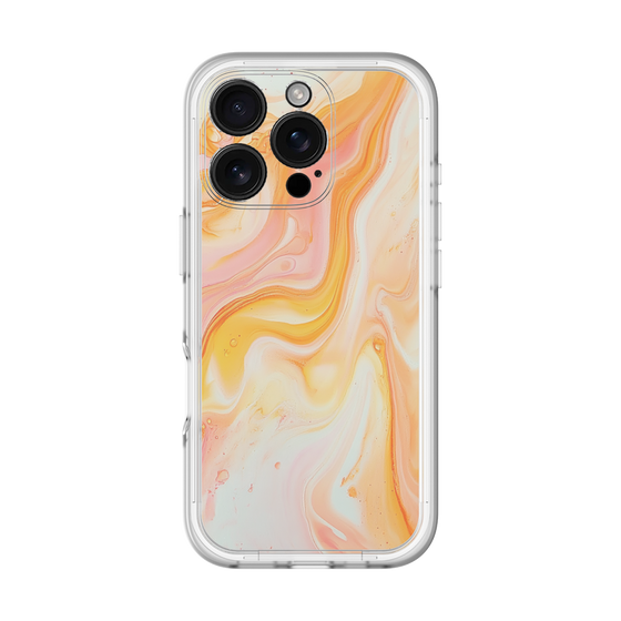 Slim Protection Premium Case［ Color Rain - Original - Tangerine Mist ］