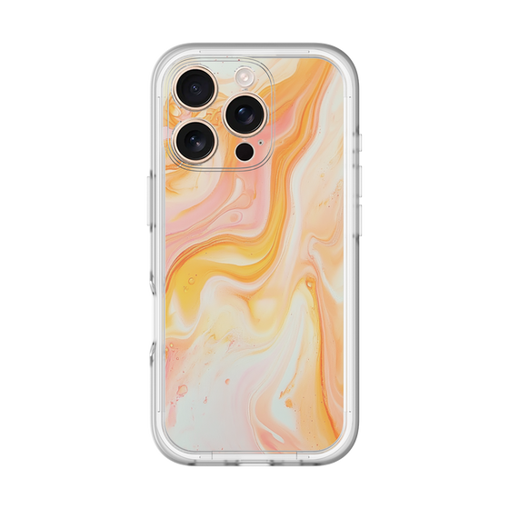 Slim Protection Premium Case［ Color Rain - Original - Tangerine Mist ］