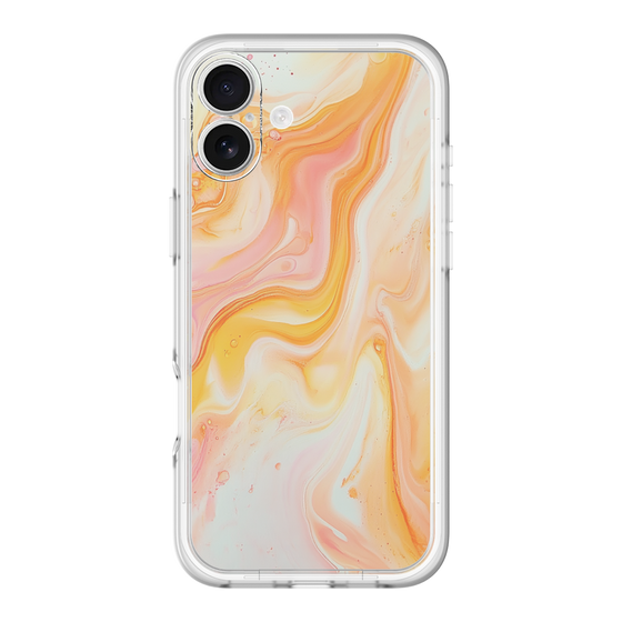 Slim Protection Premium Case［ Color Rain - Original - Tangerine Mist ］