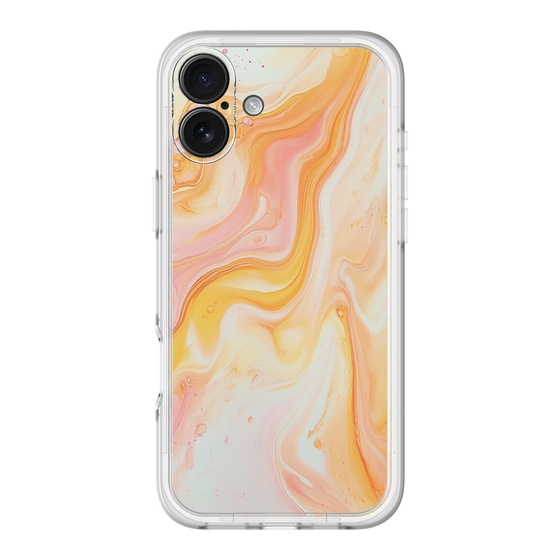 Slim Protection Premium Case［ Color Rain - Original - Tangerine Mist ］