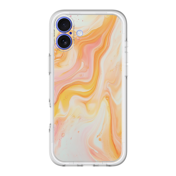 Slim Protection Premium Case［ Color Rain - Original - Tangerine Mist ］