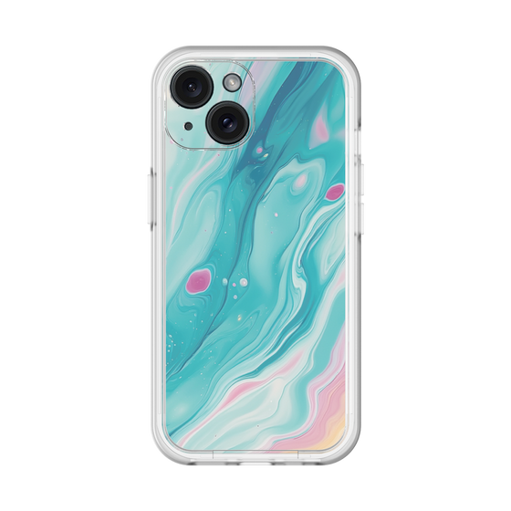 Slim Protection Premium Case［ Color Rain - Original - Serene Wave ］