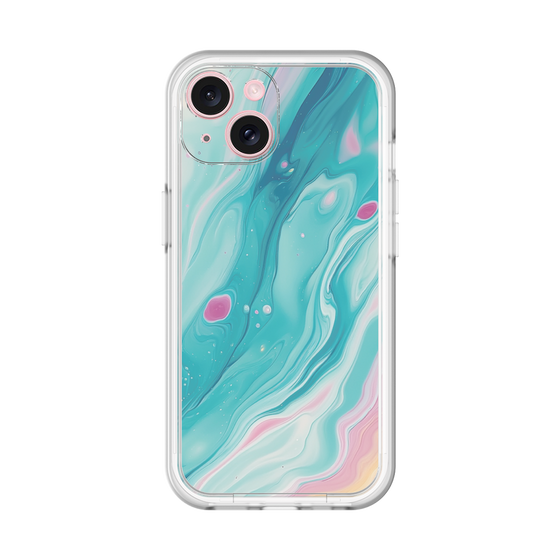 Slim Protection Premium Case［ Color Rain - Original - Serene Wave ］