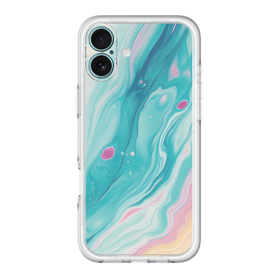 Slim Protection Premium Case［ Color Rain - Original - Serene Wave ］