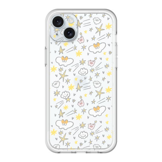Slim Protection Premium Case［ Mokumoku-chan - Stars ］
