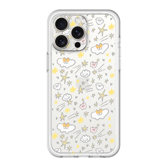 Slim Protection Premium Case［ Mokumoku-chan - Stars ］