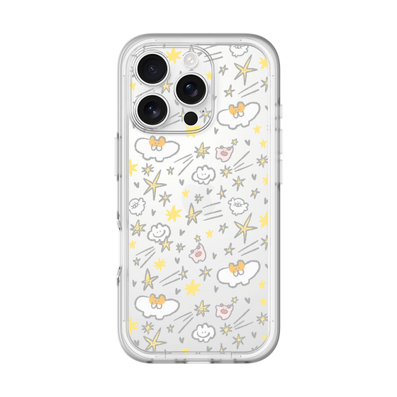 Slim Protection Premium Case［ Mokumoku-chan - Stars ］