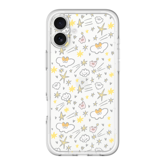 Slim Protection Premium Case［ Mokumoku-chan - Stars ］