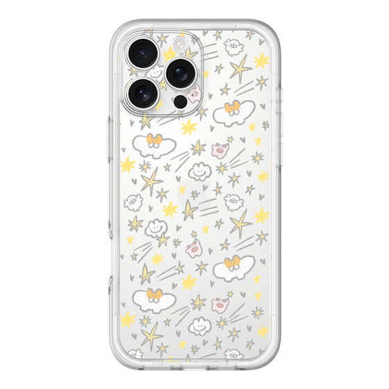 Slim Protection Premium Case［ Mokumoku-chan - Stars ］