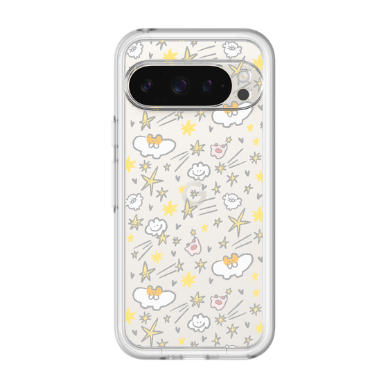 Slim Protection Premium Case［ Mokumoku-chan - Stars ］