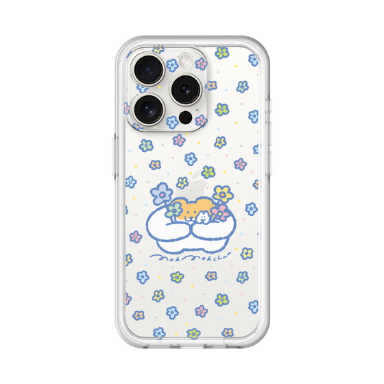 Slim Protection Premium Case［ Mokumoku-chan - Flowers ］