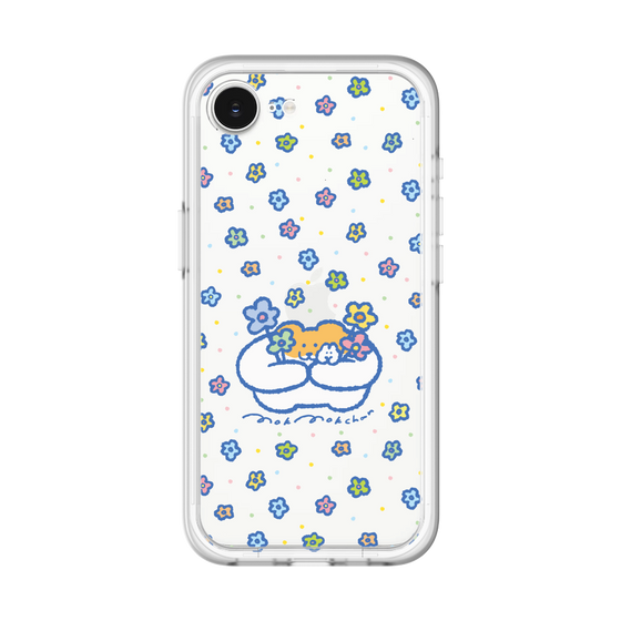 Slim Protection Premium Case［ Mokumoku-chan - Flowers ］