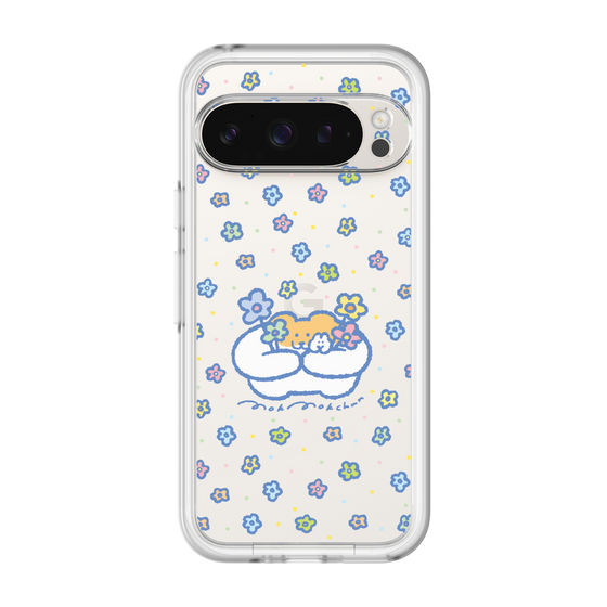 Slim Protection Premium Case［ Mokumoku-chan - Flowers ］