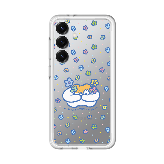 Slim Protection Premium Case［ Mokumoku-chan - Flowers ］