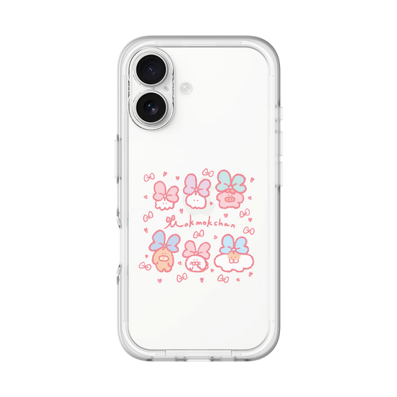 Slim Protection Premium Case［ Mokumoku-chan - Ribbons ］