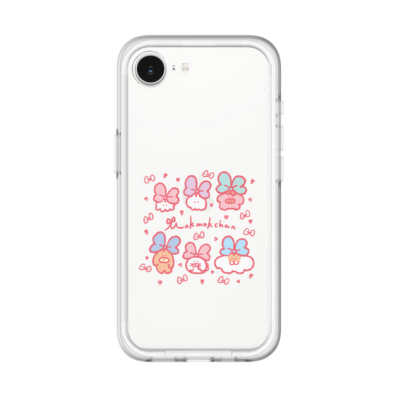 Slim Protection Premium Case［ Mokumoku-chan - Ribbons ］