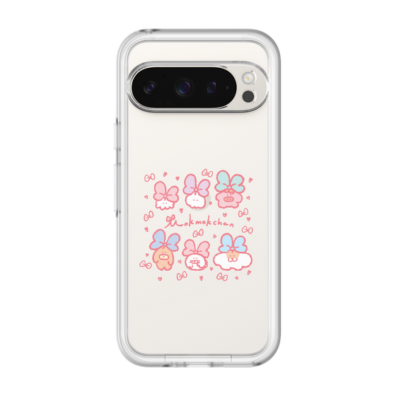 Slim Protection Premium Case［ Mokumoku-chan - Ribbons ］