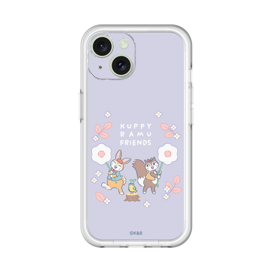 Slim Protection Premium Case［ Kuppyramu Friends - Flower ］