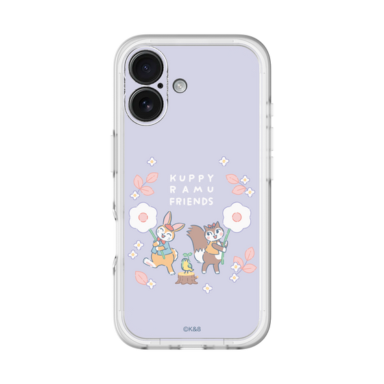 Slim Protection Premium Case［ Kuppyramu Friends - Flower ］
