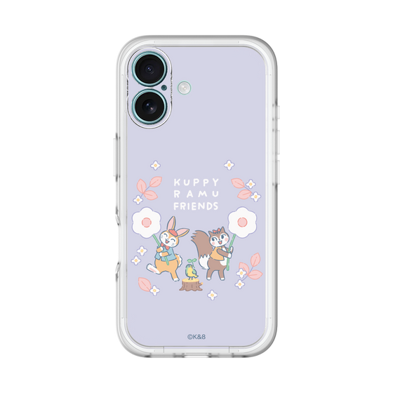 Slim Protection Premium Case［ Kuppyramu Friends - Flower ］