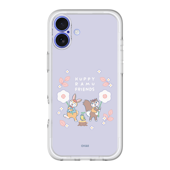 Slim Protection Premium Case［ Kuppyramu Friends - Flower ］