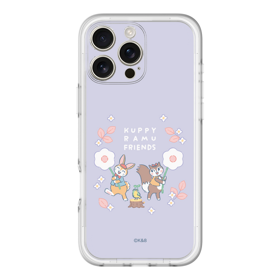 Slim Protection Premium Case［ Kuppyramu Friends - Flower ］