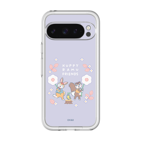 Slim Protection Premium Case［ Kuppyramu Friends - Flower ］