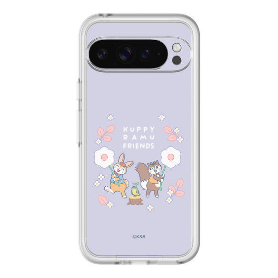 Slim Protection Premium Case［ Kuppyramu Friends - Flower ］