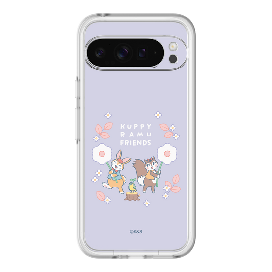 Slim Protection Premium Case［ Kuppyramu Friends - Flower ］