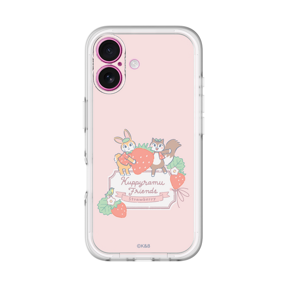 Slim Protection Premium Case［ Kuppyramu Friends - Strawberry ］