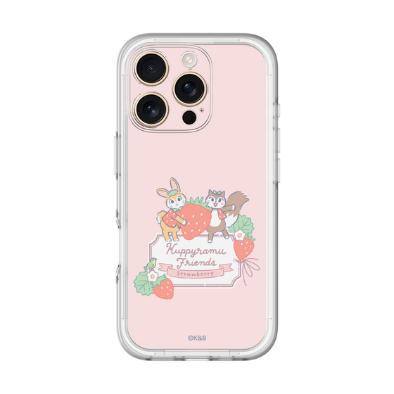 Slim Protection Premium Case［ Kuppyramu Friends - Strawberry ］