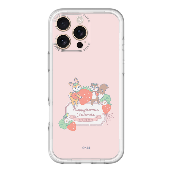 Slim Protection Premium Case［ Kuppyramu Friends - Strawberry ］